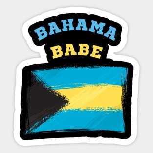 bahama babe Sticker